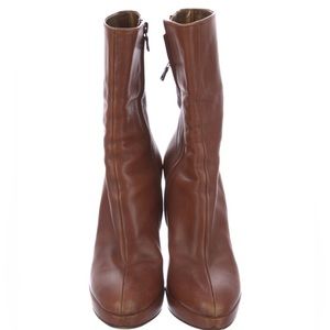 Prada leather boots